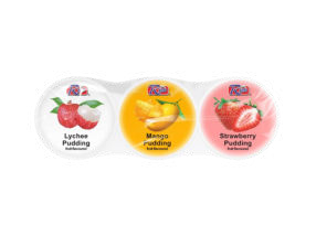 Rico Lychee & Assorted Fruit Pudding With Nata De Coco (3x65g) 195g MYS – Martigane
