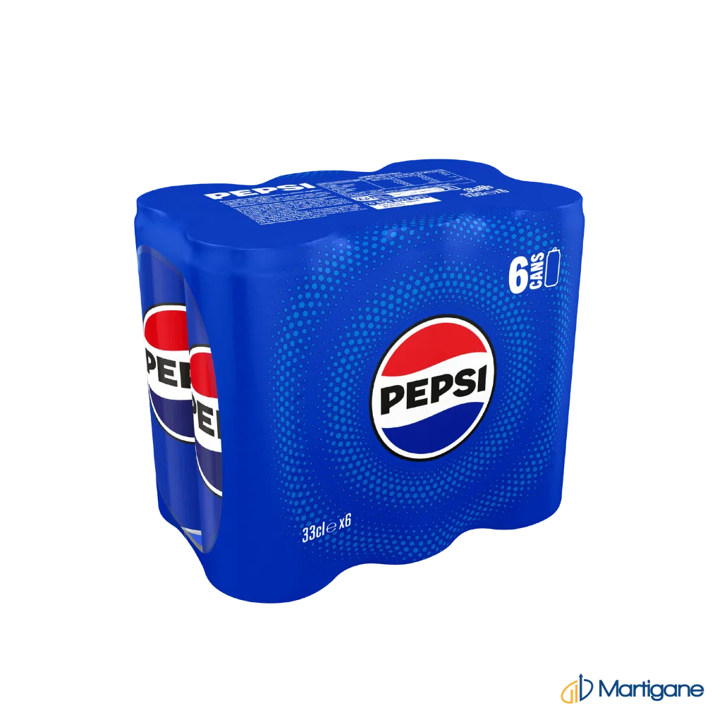 PEPSI - Regular 33cl x24 (6px4) – Sodas & boissons rafraîchissantes – Martigane